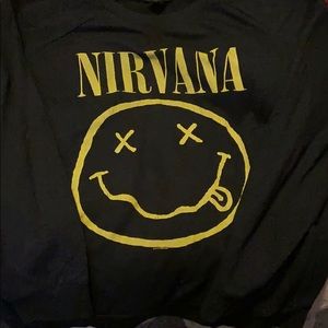 NIRVANA band sweatshirt, lightly worn !!